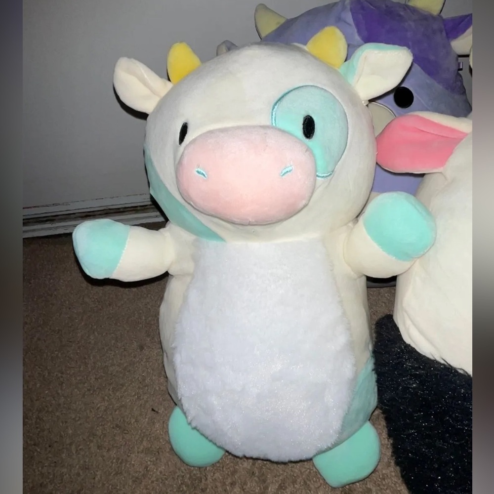 14” Belana the Cow with fuzzy belly **(see pictures!)**